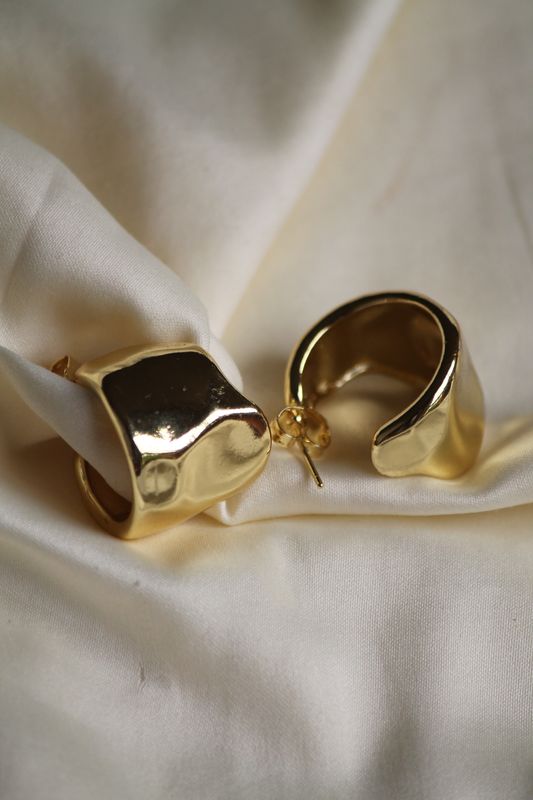 Chunky Hoops Earrings