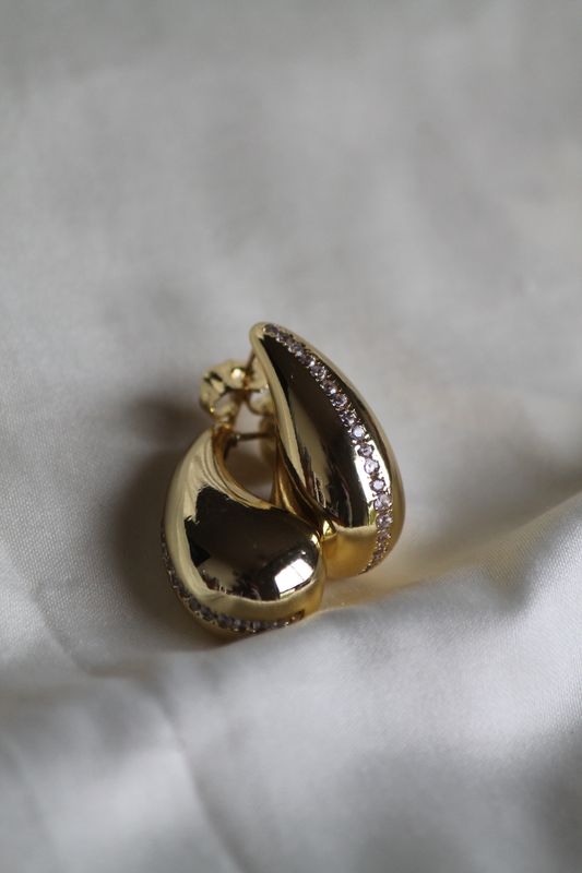 Golden Bean Earrings