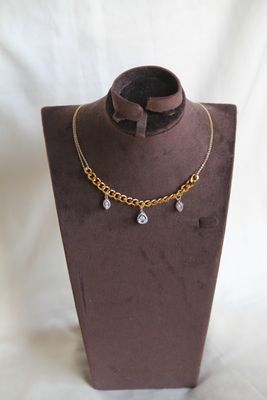 Triple Gem Necklace