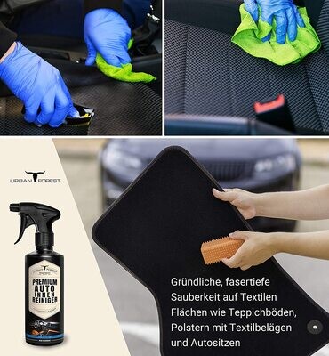 Auto Reiniger Innenraumpflege | Polsterreiniger zum Autositze reinigen | Autopflege Innenraum und Cockpit | Professionelle Auto-Aufbereitung mit...