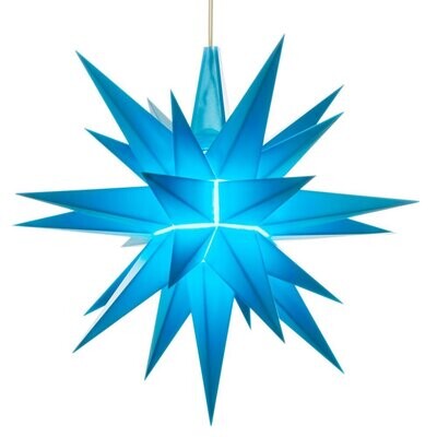 A1e Stern (d = ca. 13 cm) Blau Kunststoff A1e Stern (d = ca. 13 cm) Blau Kunststoff