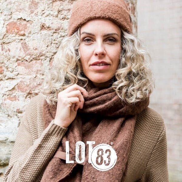 Schal "Fem" Farbe Braun