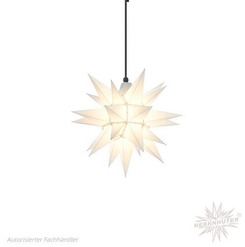 A4e Stern (d = ca. 40 cm) Weiß Kunststoff inkl. Außenkabel