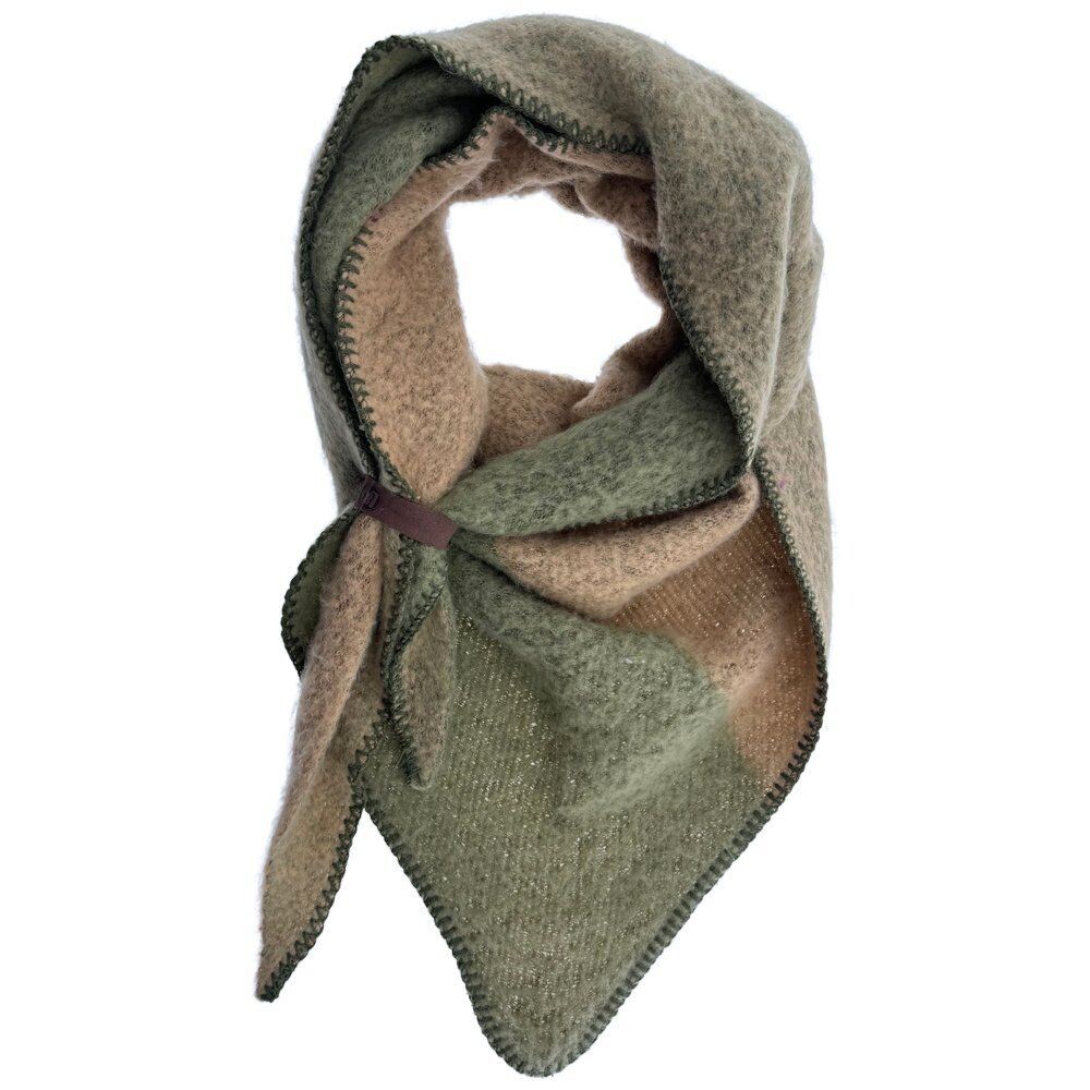 Dreieckstuch "Nina-Twin" Camel-Khaki