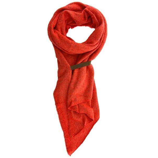 Schal "Fem" Farbe Neonorange