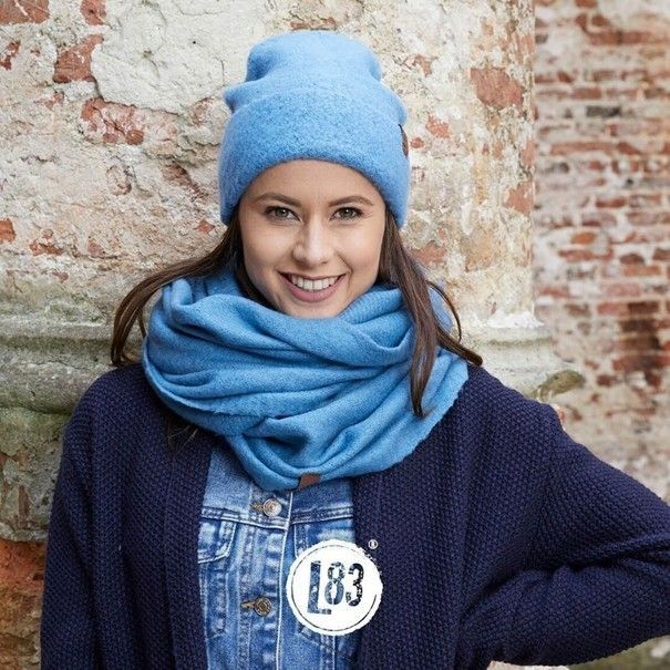 Loop-Schal Nina Jeansblau