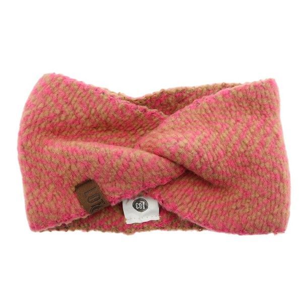 Haarband Evi Neonpink-Camel