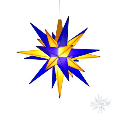 A1e Stern (d = ca. 13 cm) Blau-Gelb Edition Oberlausitz Kunststoff inklusive 500 mA Netzgerät A1e Stern (d = ca. 13 cm) Blau-Gelb Edition Oberlausitz Kunststoff inklusive 500 mA Netzgerät