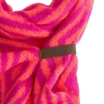 Schal "Fem Arctic" Fuchsia