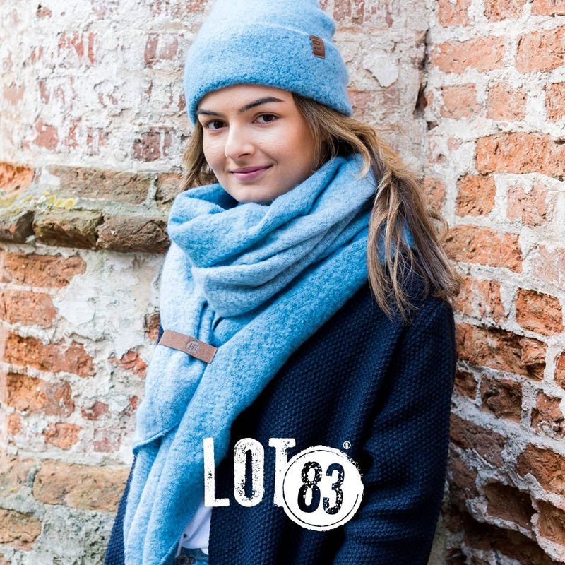Schal Schal "Fem" Farbe Duo Blau
