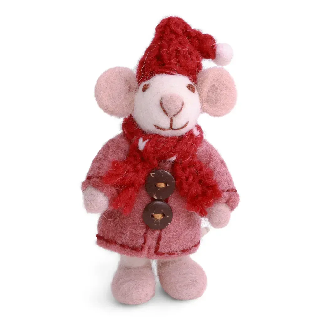 Neu! Mini Mäuschen im rosa Mantel (f) Neu! Mini Mäuschen im rosa Mantel (f)