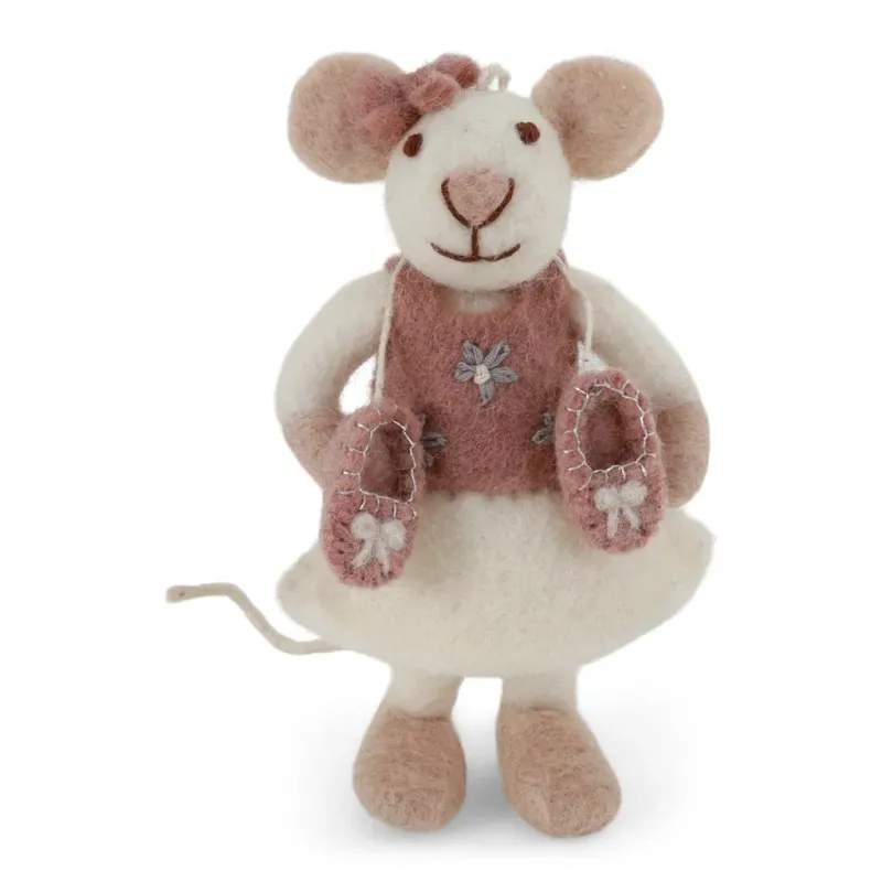 Neu! Kleine Mäuschen Ballerina mit rosa Ballerinaschuhen (f) Neu! Kleine Mäuschen Ballerina mit rosa Ballerinaschuhen (f)