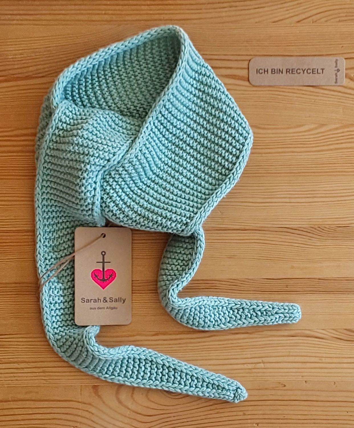 Sophie Scarf Creme Wasserblau Sophie Scarf Creme Wasserblau