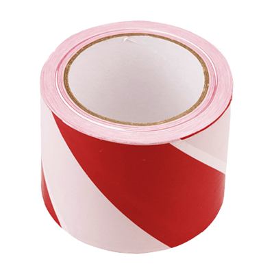 Norobežojošā lente, sarkana-balta, 8cmx10m