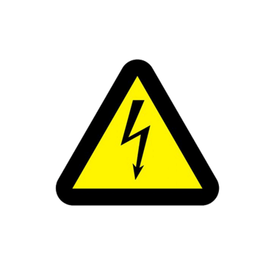 Bīstami, elektrība - luminiscējoša (150x150x150)