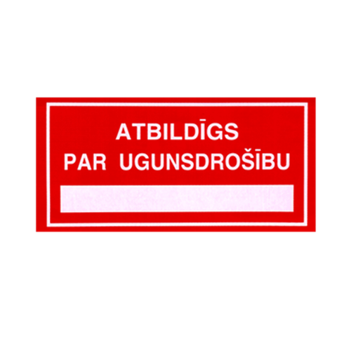 Atbildīgs par ugunsdrošību