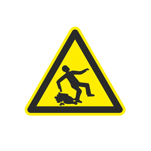 Uzmanību, slidens (150mm)