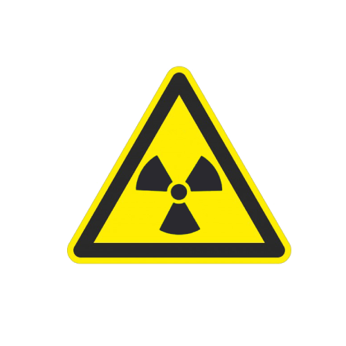 Radioaktīva viela vai jonizējošs starojums (120mm)