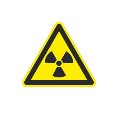 Radioaktīva viela vai jonizējošs starojums (120mm)