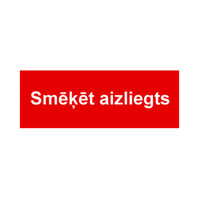 Smēķēt aizliegts (10x20)
