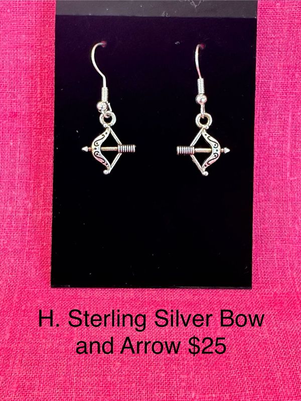 Sterling Silver Bow and Arrow