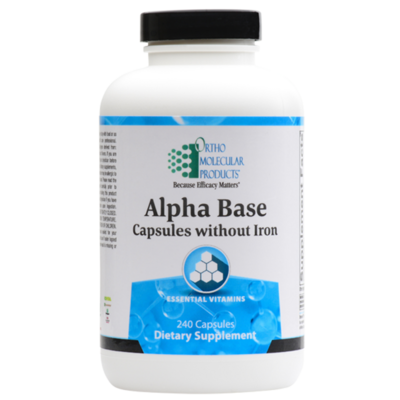 Alpha Base Capsules without Iron 240ct