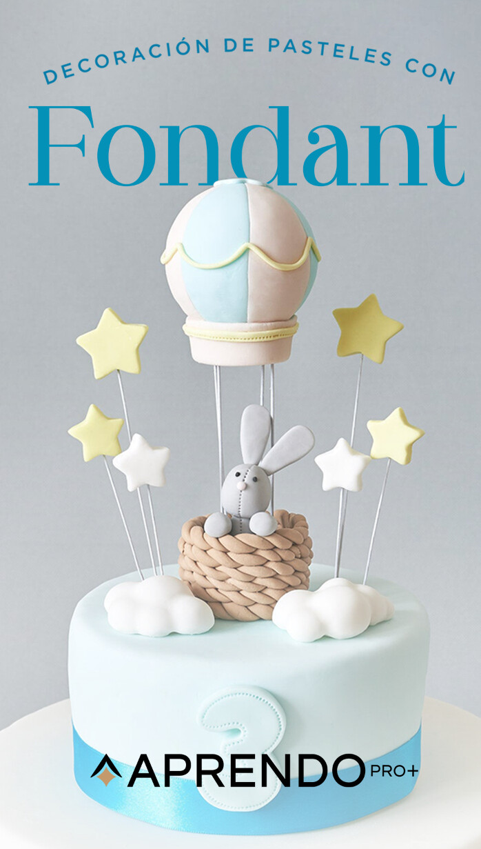 Decoración de Pasteles con Fondant.