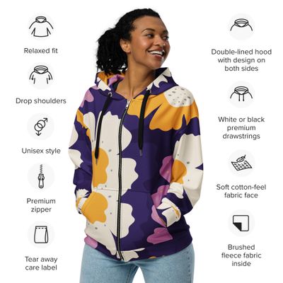 Nolsberg Unisex zip hoodie