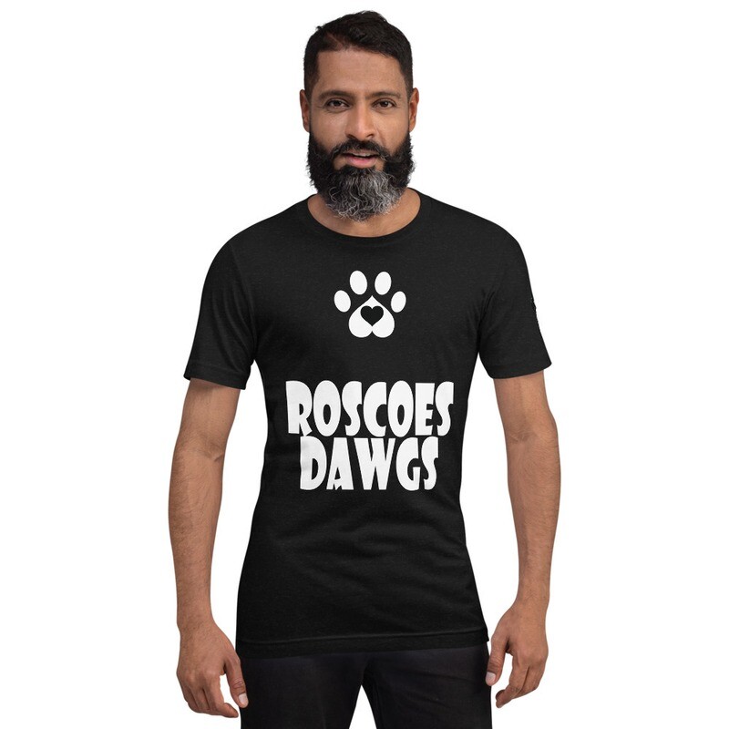 Roscoe&#39;s Dawg&#39;s Paw T-Shirt for Men and Women