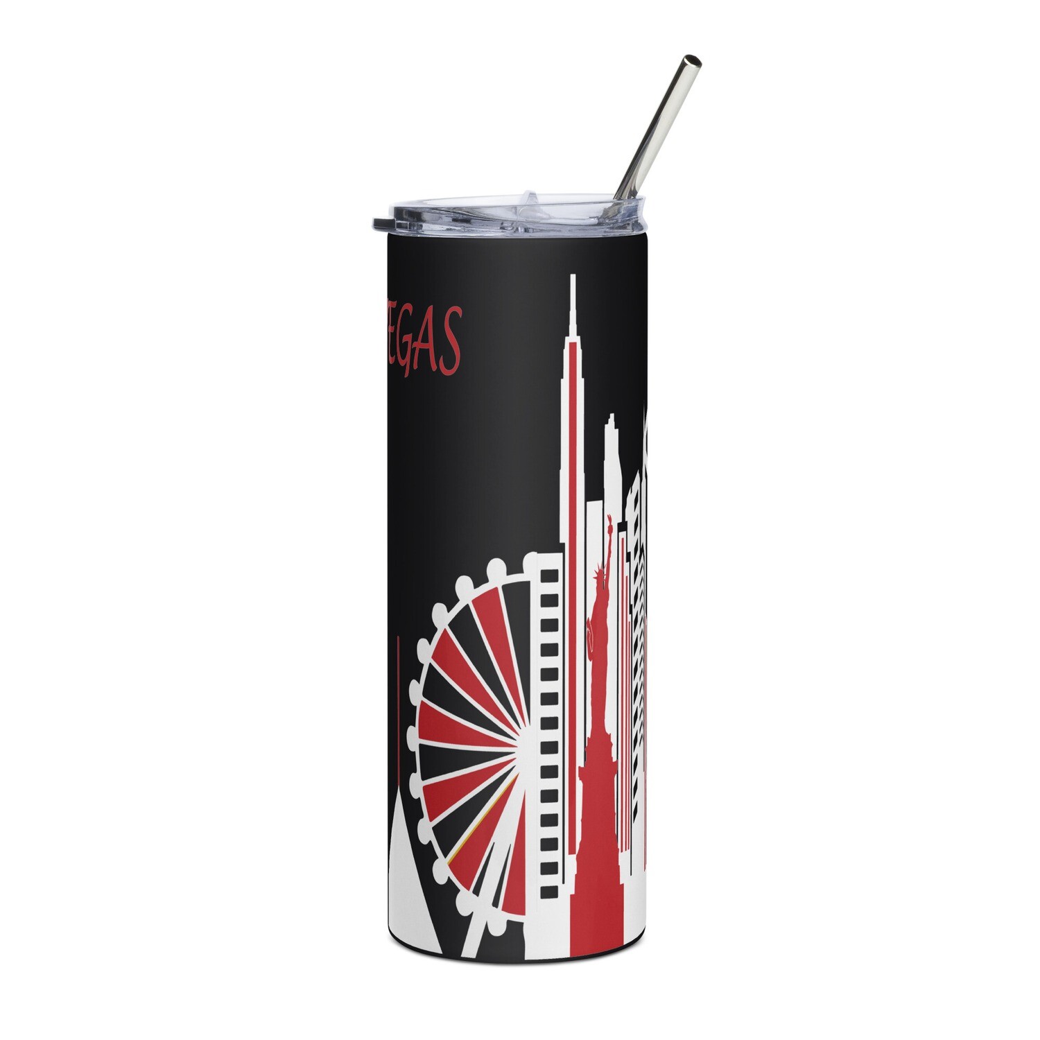  Dazzle Every Sip: Las Vegas Skyline Tumbler by CityScape