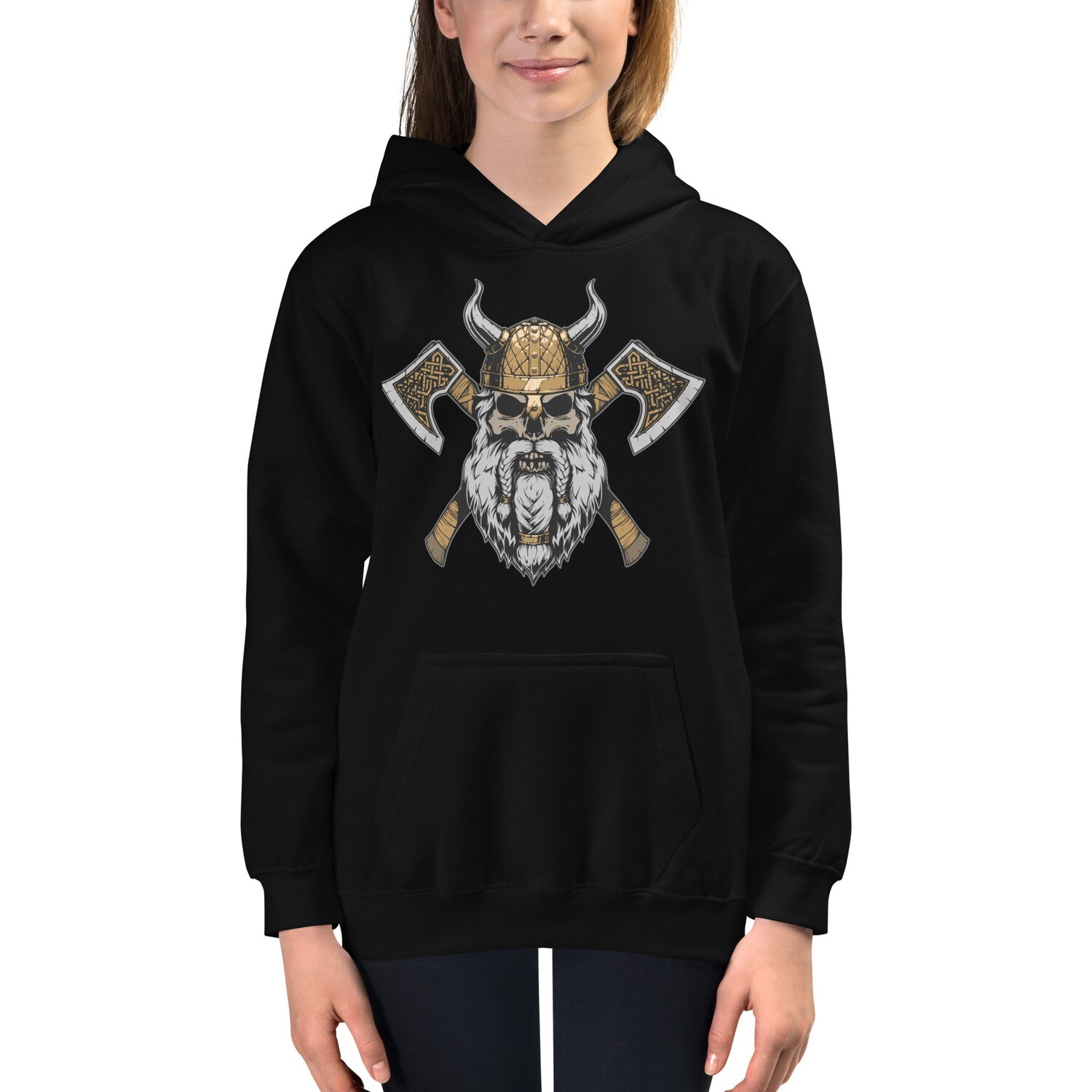 Viking Warrior Kids Hoodie: Perfect for Adventurers!