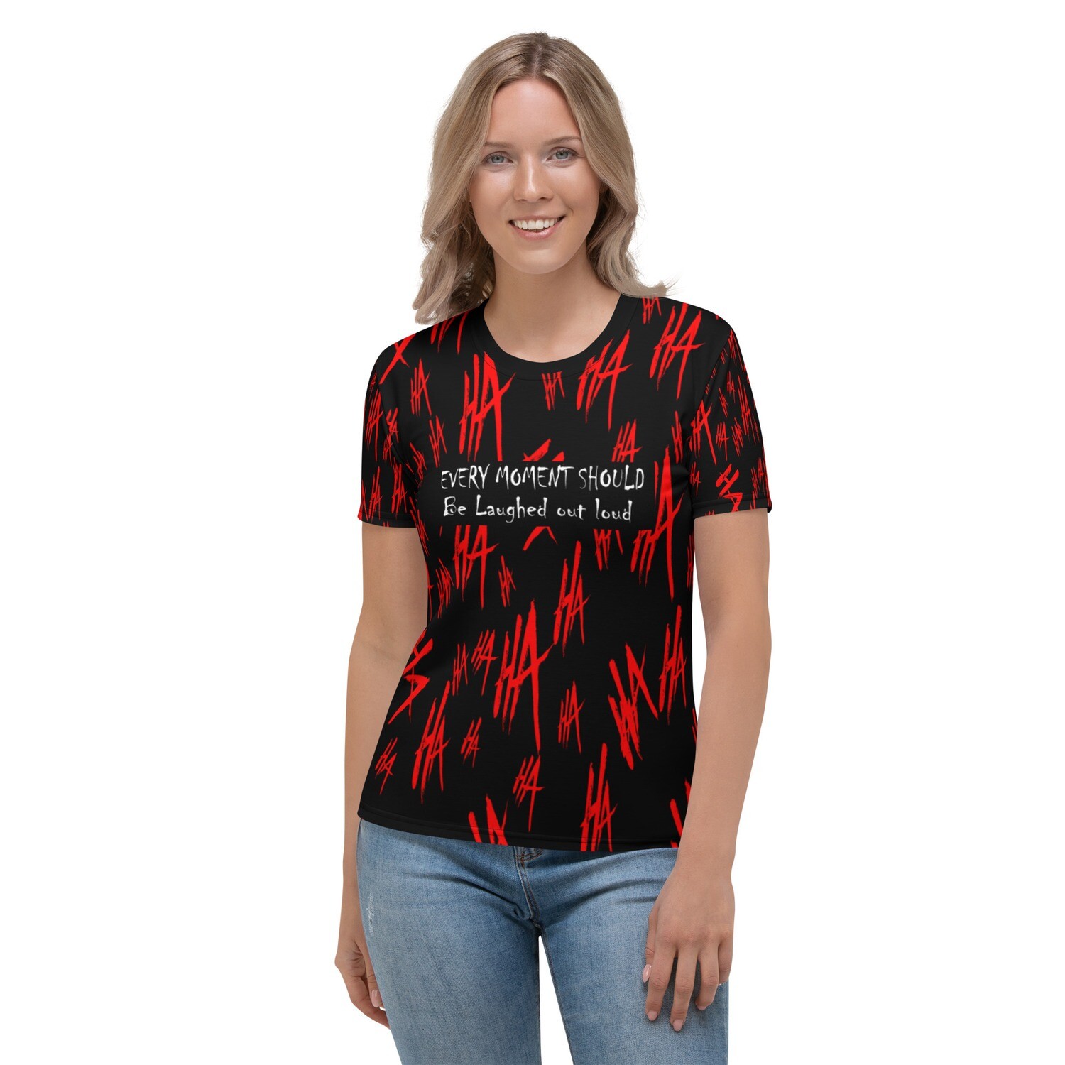 Women&#39;s Laugh All-Over-Print T-Shirt