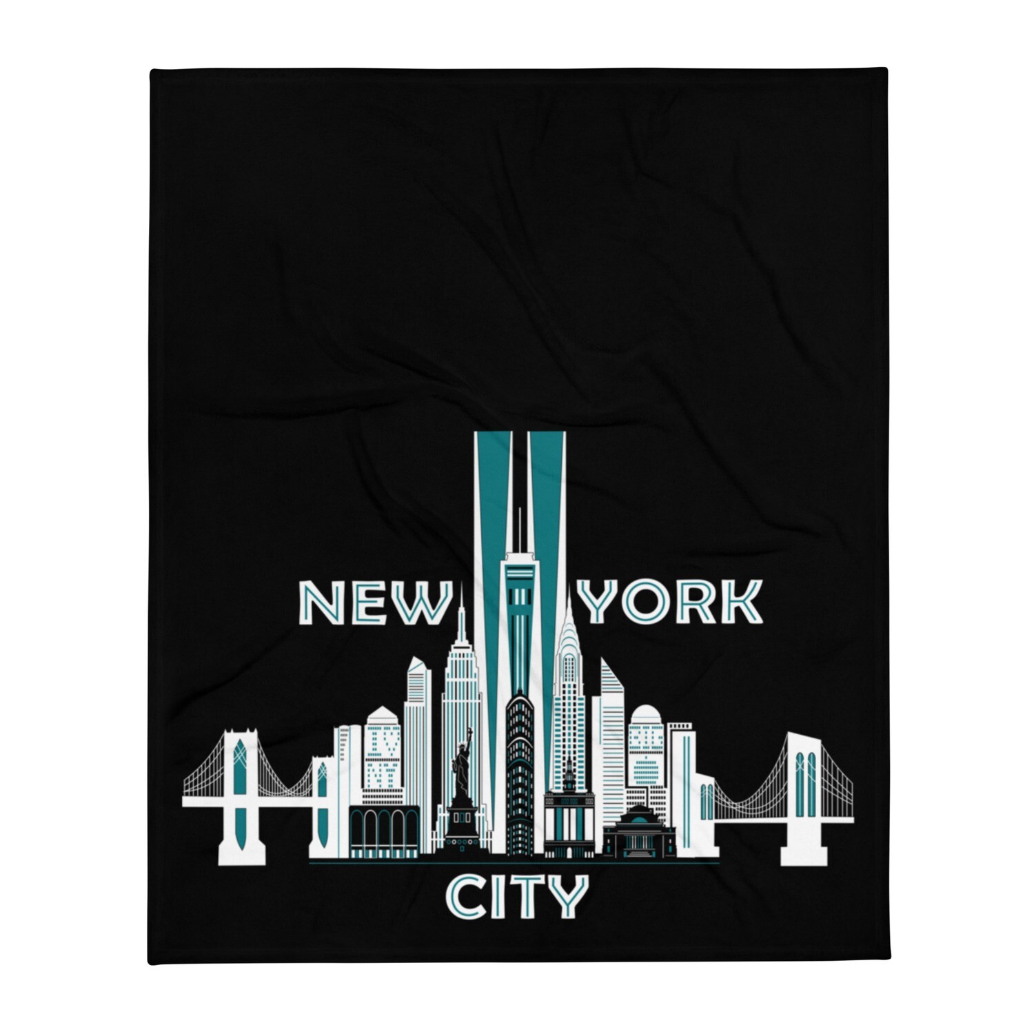 New York City Skyline Blanket from CityScape, Size: 50×60