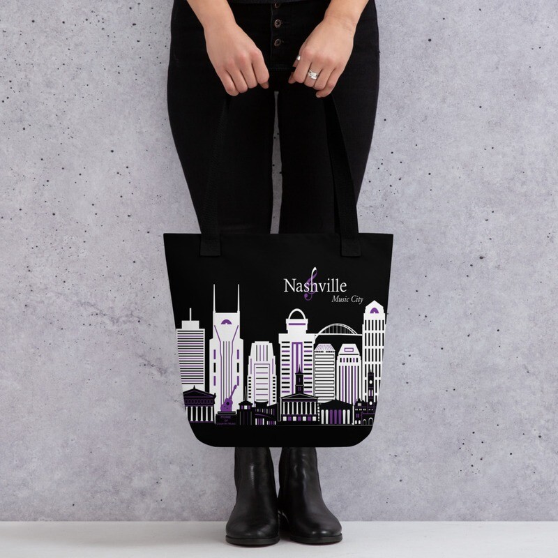 Nashville Skyline Tote Bag From CityScape