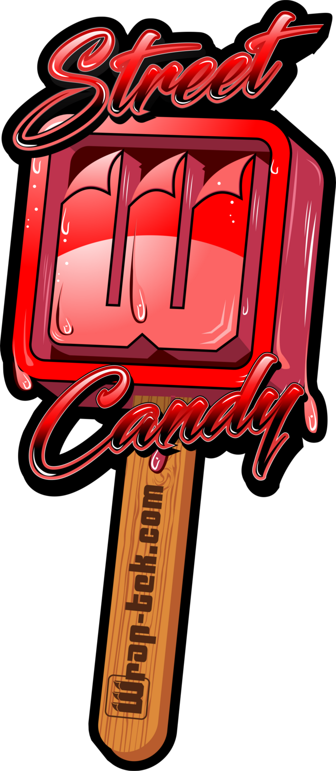 Street Candy Lollipop Red