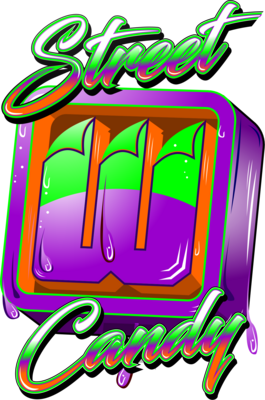 Street Candy Hard candy Purple Green