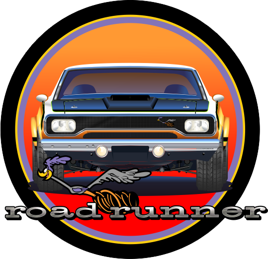 Road runner premium decal