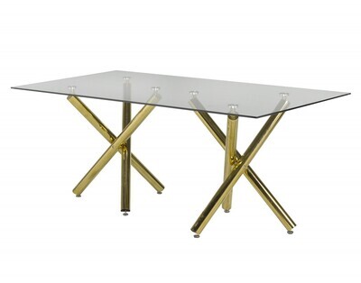 Cascade Glass Dining Table