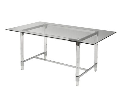 Everly Glass Dining Table