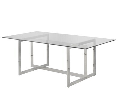 Cascade Glass Dining Table