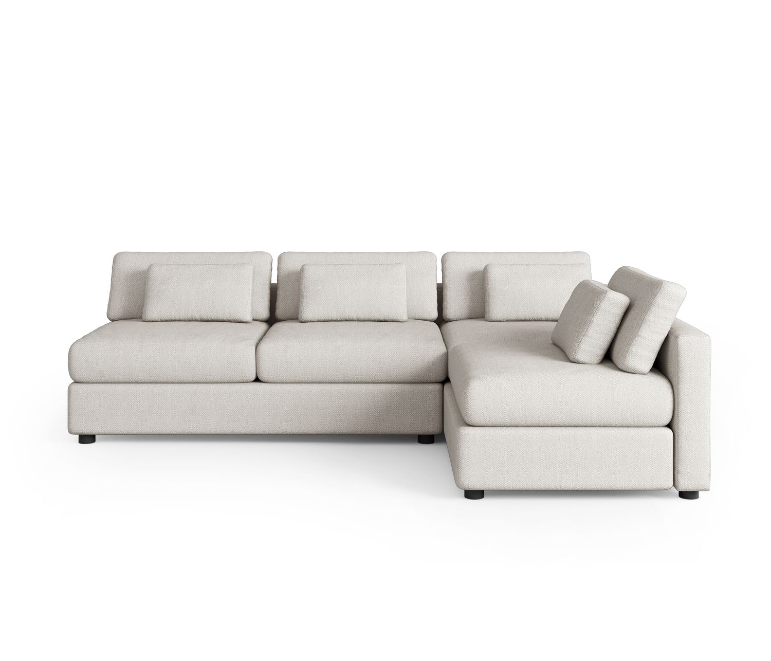 Urban Sectional Sofa, Chaise Orientation: Right-Hand Facing, Spill &amp; Stain Resistant Fabric: Cloud White