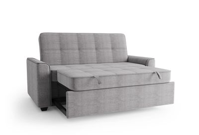 Flex Sleeper Sofa Bed – Queen 73&quot; – Light Grey Linen
