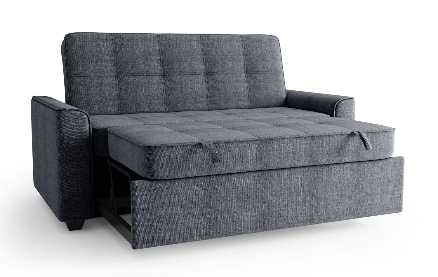 Flex Sleeper Sofa Bed – Queen 73&quot; – Dark Grey Linen