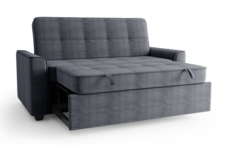 Flex Sleeper Sofa Bed – Queen 73&quot; – Dark Grey Linen