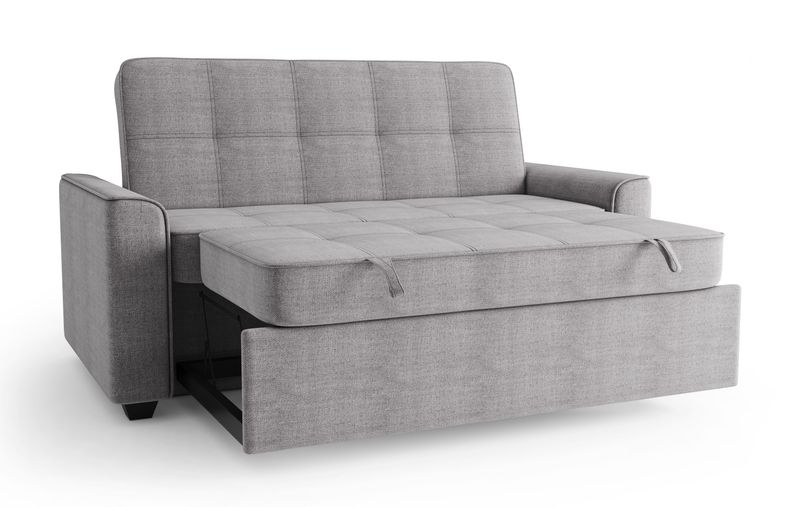 Flex Sleeper Sofa Bed – Full 67&quot; – Light Grey Linen