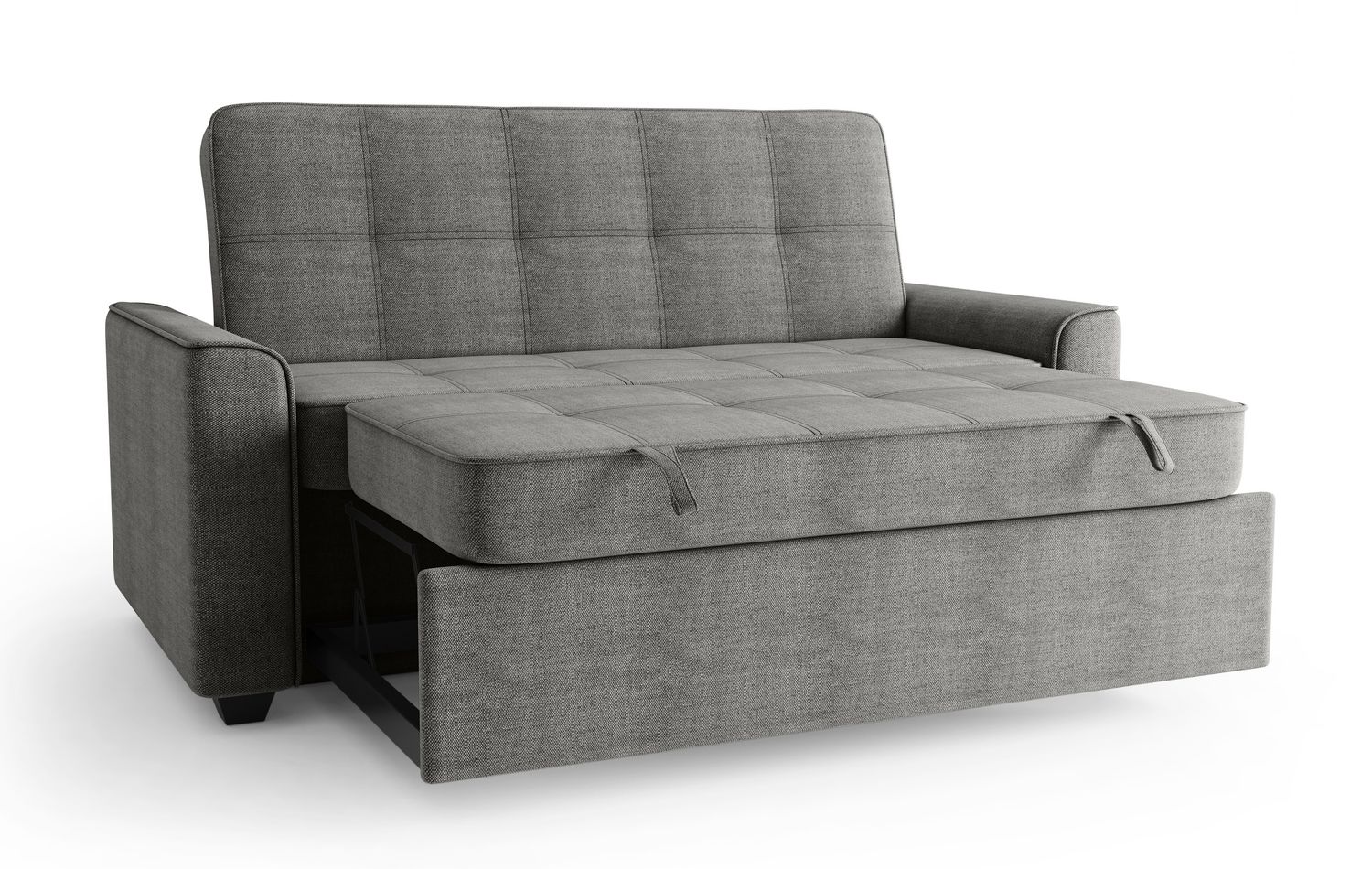Flex Sleeper Sofa Bed – Full 67&quot; – Medium Grey Linen
