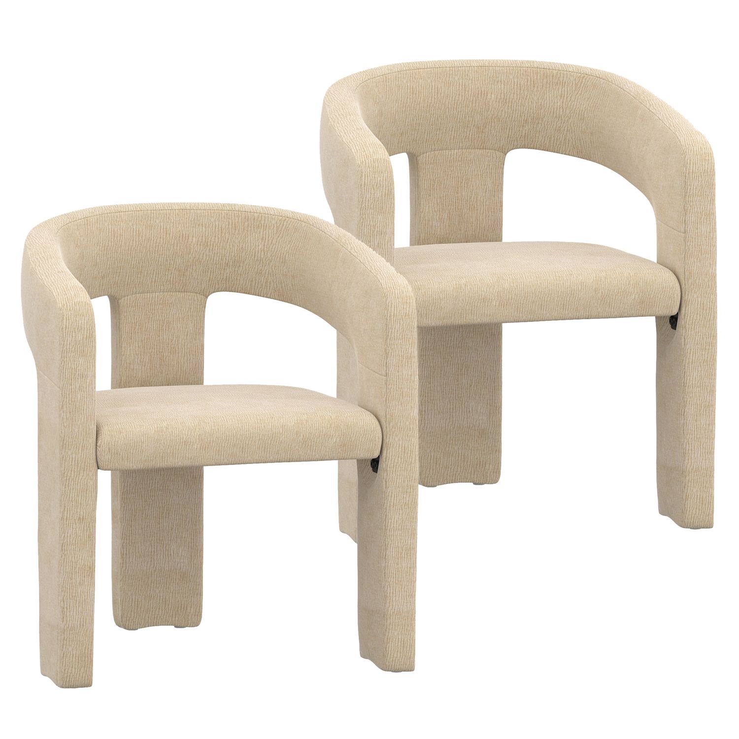 Ava Dining Chairs - Beige (Set of 2)
