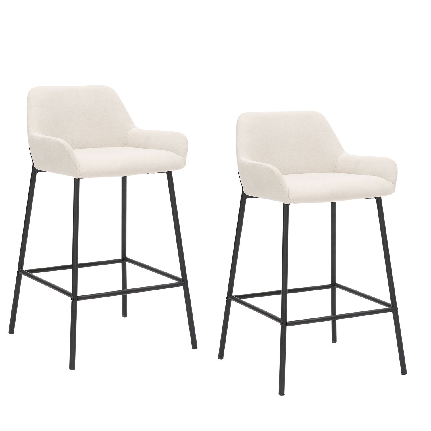 Baily 26&quot; Counter Stool - Beige  (Set of 2)
