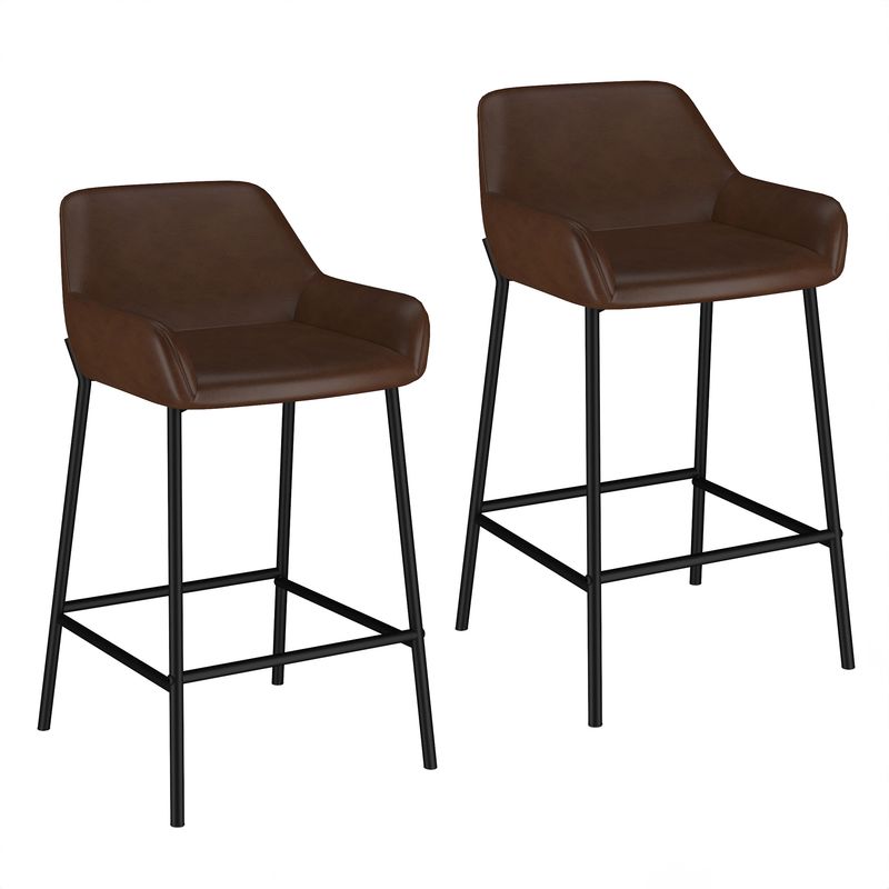 Baily 26&quot; Counter Stool - Brown  (Set of 2)