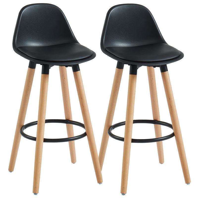 Diablo 26&quot; Counter Stool - Black  (Set of 2)